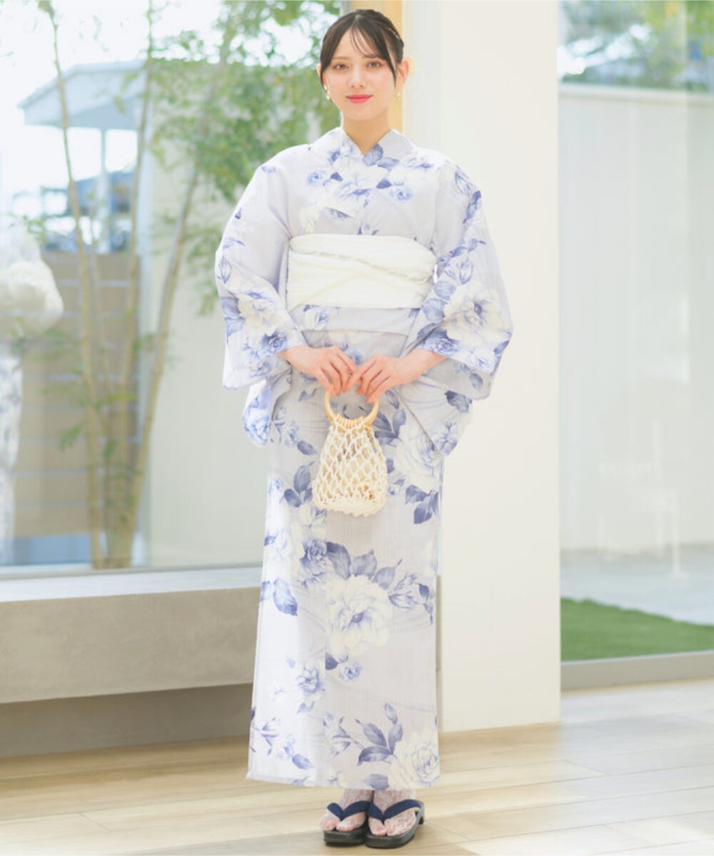 セレン(CELEN)浴衣4点セット 色香花 夏宵浴衣 色香花 4点セット(浴衣・兵児帯・腰紐×2) – shop-celen