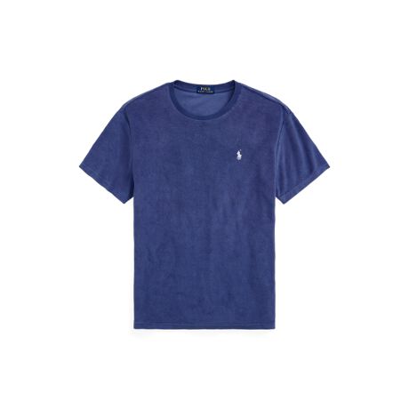 [型番:MNPOTSH1N821239]ゆったりとしたクラシックフィットTシャツを薄手のコットン混紡テリーで仕立てたバージョン。左胸にあしらったアイコニックなPoloポニーが特徴。・クラシックフィット：Ralph Laurenで最もゆったりとしたシルエット / 低いアームホールと肘上までかかるゆったりとした袖・クルーネック・半袖・左胸にシグネチャーのポニー刺繍・モデル身長185cm、着用サイズM※商品の色味は、光のあたり具合など諸条件により色感が多少異なって見える場合がございますので予めご了承下さい。