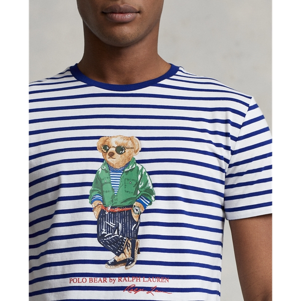 カスタム スリム フィット Polo ベア ジャージー Tシャツ | ポロ 