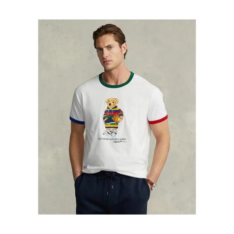カスタム スリム フィット Polo ベア ジャージー Tシャツ | ポロ 