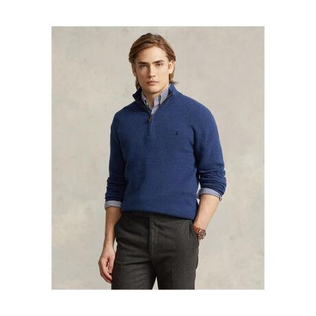 ウールカシミヤ クォータージップ セーター | ポロ ラルフ ローレン  