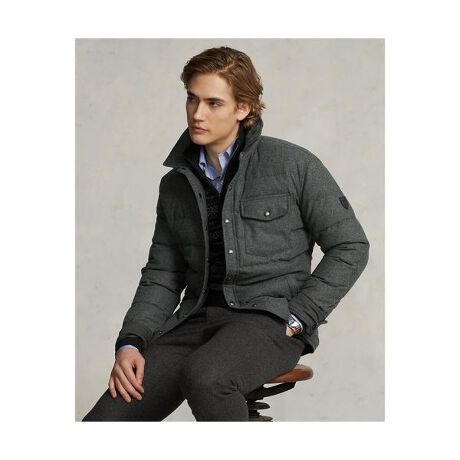 キルテッド ウールブレンド ダウン ジャケット | ポロ ラルフ ローレン  