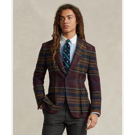 RL67 プラッド ウール ツイード ジャケット | ポロ ラルフ ローレン  