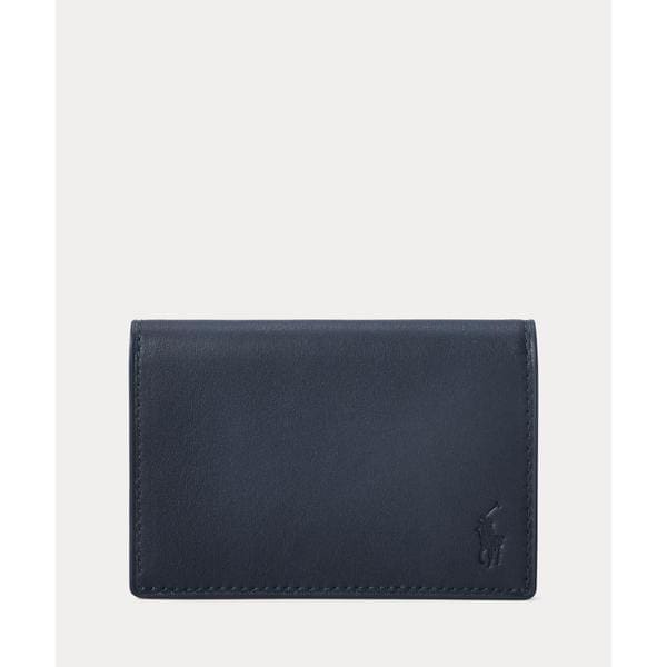 POLO RALPH LAUREN カーフスキンカードケースBLACK カーフレザー カードケース（名刺入れ）｜POLO RALPH LAUREN