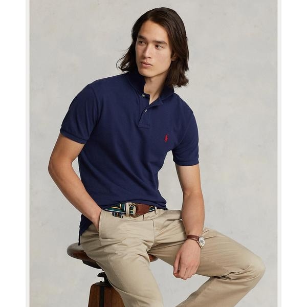 新品　Polo by RALPH LAUREN ラルフローレン　ポロシャツ　L カスタム スリム フィット メッシュ ポロシャツ | ポロ ラルフ