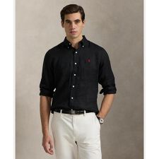 クラシック フィット リネン シャツ