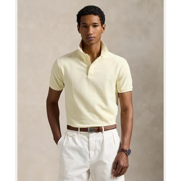 POLORALPHLAUREN カスタムスリムフィットストレッチメッシュポロシャ カスタム スリム フィット ストレッチ メッシュ ポロシャツ