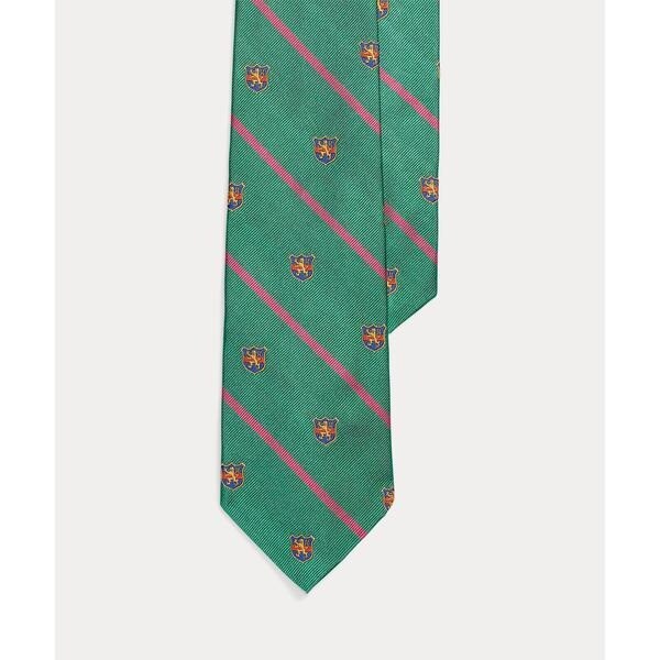 ラルフローレン シルク100%レジメンタルタイ シルクタイ レジメンタル JJC TIES 24A REGIMENTAL D｜Cento