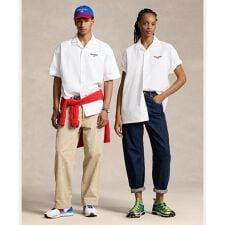 ビッグ フィット Polo Sport チノ キャンプ シャツ