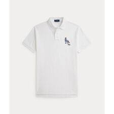 カスタム スリム フィット ドッグエンブロイダリー ポロシャツ