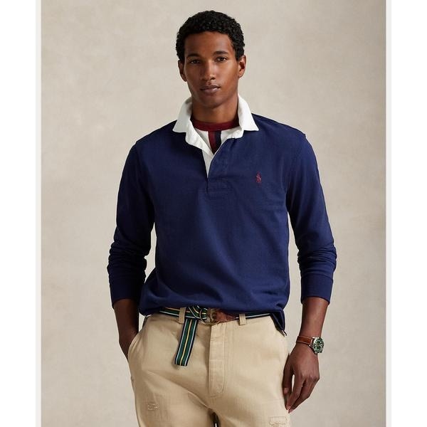 RALPHLAUREN / ラグビーシャツクラシックフィット M's M クラシック フィット Polo ベア ラグビー シャツ