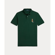 カスタム スリム フィット ドッグエンブロイダリー ポロシャツ