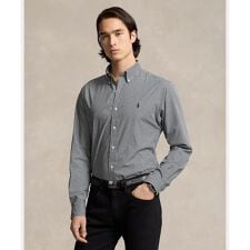 クラシック フィット チェック ストレッチ ポプリン シャツ