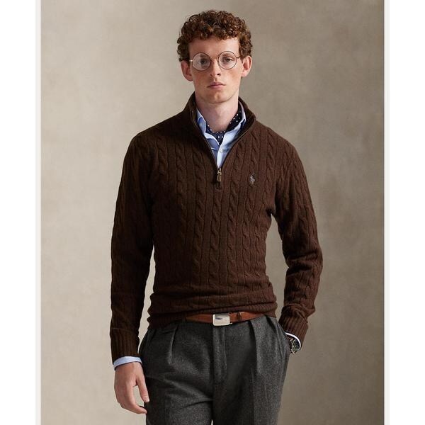 ケーブルニット ウールカシミヤ セーター | ポロ ラルフ ローレン(POLO