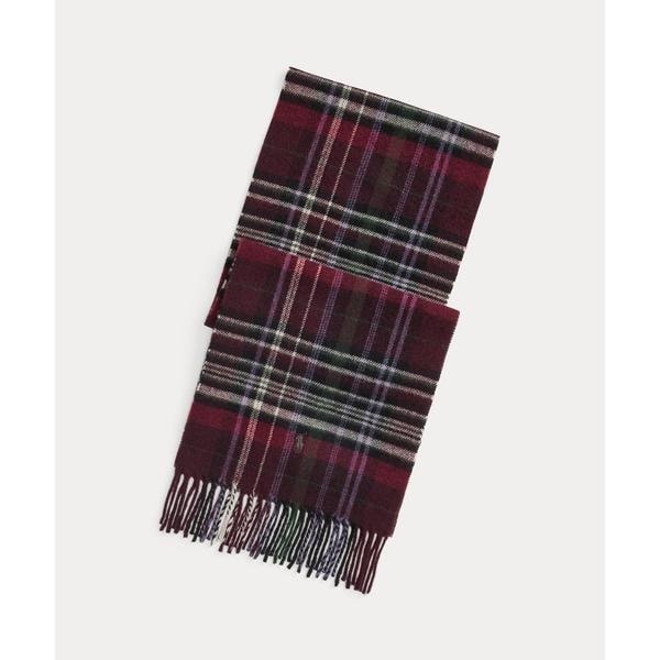 チェック フリンジ ウール マフラー | ポロ ラルフ ローレン(POLO