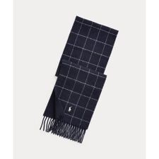 ウィンドウペン ウールブレンド スカーフ