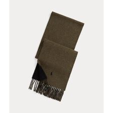 リバーシブル ウールブレンド マフラー