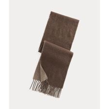 リバーシブル ウールブレンド マフラー