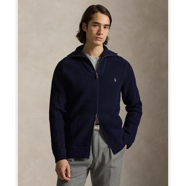 ラルフローレンテクスチャードウォッシャブルウールフルジップ セーター POLO RALPH LAUREN（ポロ ラルフ ローレン）の「テクスチャード