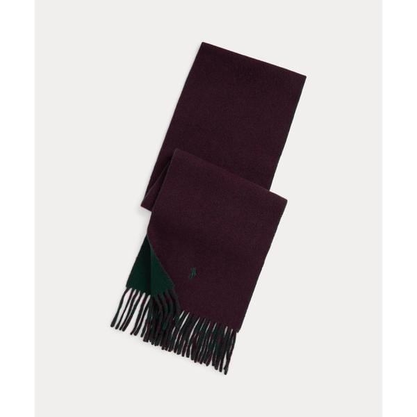 チェック フリンジ ウール マフラー | ポロ ラルフ ローレン(POLO