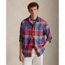 クラシック フィット チェック オックスフォード ワークシャツ