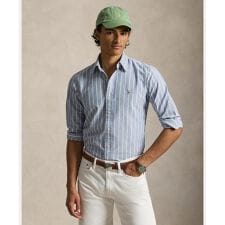 クラシック フィット ストライプド オックスフォード シャツ