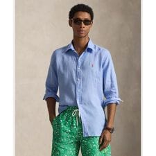 クラシック フィット リネン シャツ