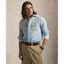 クラシック フィット シャンブレー ワークシャツ