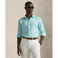 クラシック フィット リネン シャツ