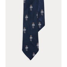 ヴィンテージインスパイアード Polo ベア シルク ネクタイ