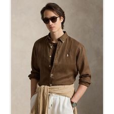 クラシック フィット リネン シャツ