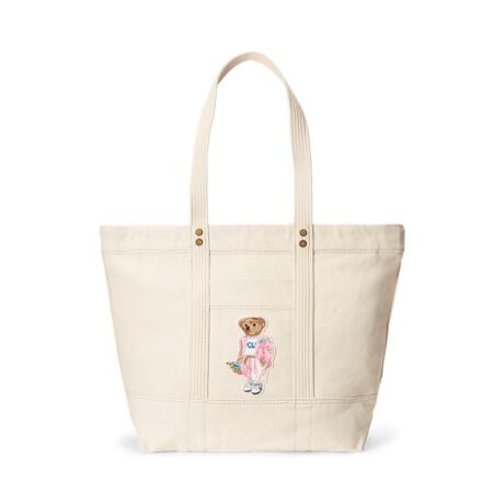 キャンバス ピクニック Polo ベア ミディアム トート | ポロ ラルフ 