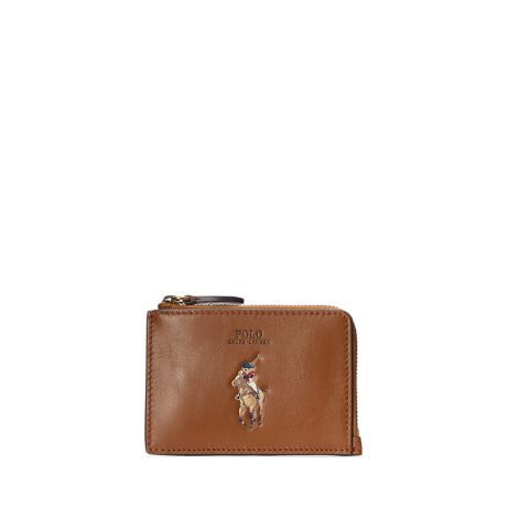 Polo ベア レザー ジップ カード ケース | ポロ ラルフ ローレン(POLO  
