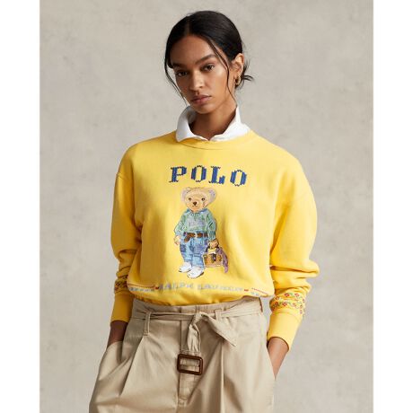 ニューオーリンズ Polo ベア フリース スウェットシャツ | ポロ ラルフ 