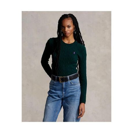 ケーブル ウールカシミヤ クルーネック セーター | ポロ ラルフ  