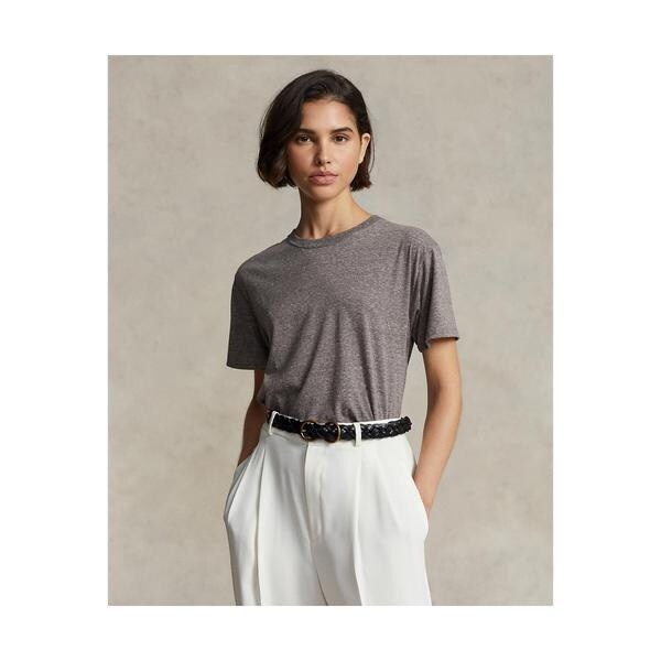 レアなロゴメタルボタン♡ラールフローレン コットンTシャツカットソー ホワイト POLO RALPH LAUREN｜ポロ ラルフ ローレンのTシャツ/カットソー