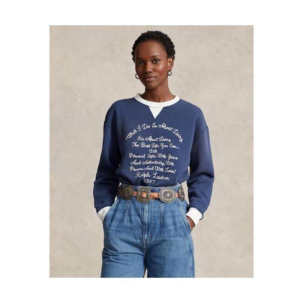 定価47,300円 ラルフローレン チェーンステッチ フリース スウェットシャツ 定価47,300円 ラルフローレン チェーンステッチ フリース スウェット