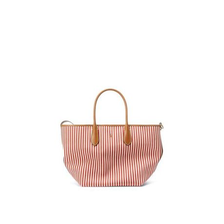 ストライプド キャンバス ミディアム Bellport トート | ポロ ラルフ 