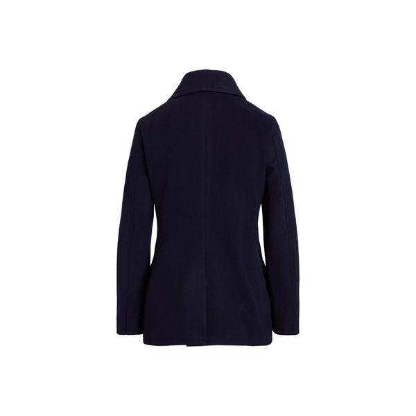 美品 ラルフローレン ショートPコート S グレー ウール 現行タグ 名作 Polo by Ralph Lauren ピーコート USA製 美品 90s ラルフローレン