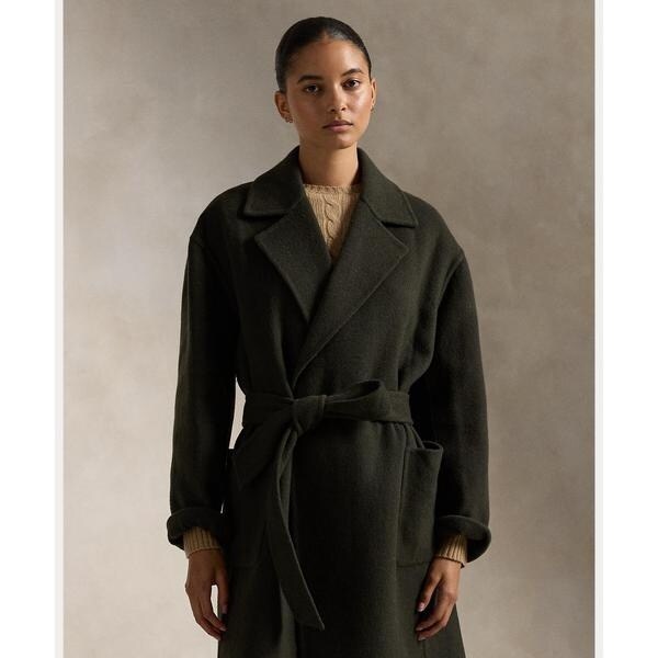 ダブルフェイスド ウール ラップ コート | ポロ ラルフ ローレン(POLO