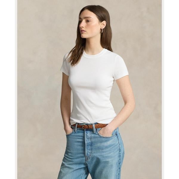 リブド コットン Tシャツ | ポロ ラルフ ローレン(POLO RALPH LAUREN