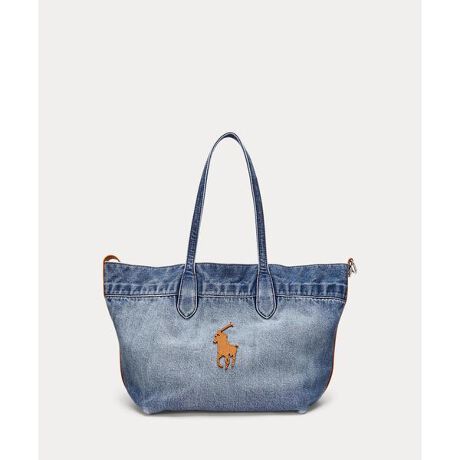 Big Pony デニム ミディアム Bellport トート | ポロ ラルフ ローレン 