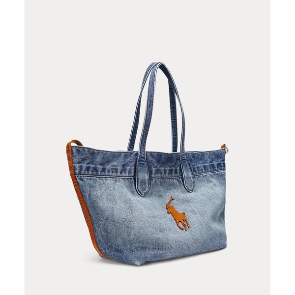 Big Pony デニム ミディアム Bellport トート | ポロ ラルフ