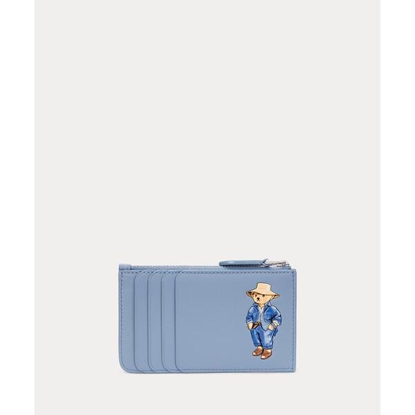 Polo ベレザー ジップ カード ケース Polo ベア レザー ジップ カード ケース | ポロ ラルフ ローレン