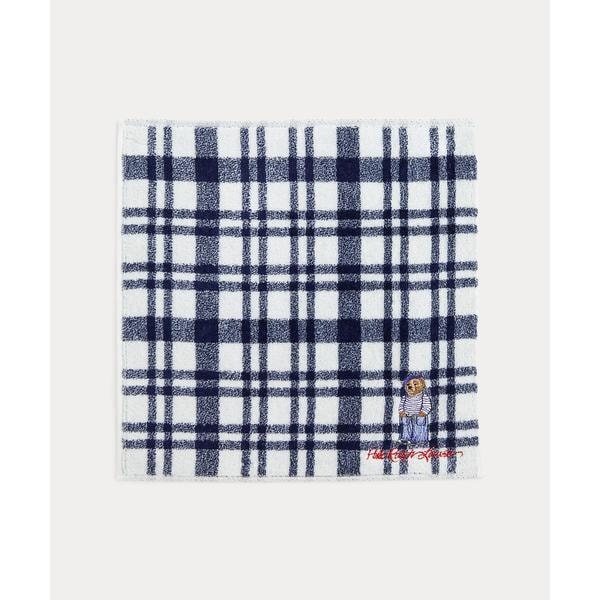 Polo ベア チェック コットン テリー ハンド タオル | ポロ