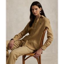 クラシック フィット リネン シャツ