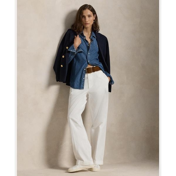 コットン チノ ストレートレッグ パンツ | ポロ ラルフ ローレン(POLO