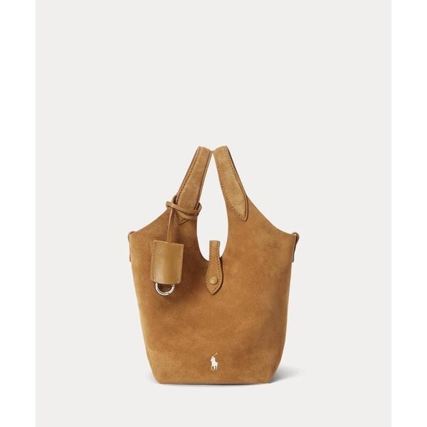 【Polo Ralph Lauren】スエード Play ミディアムトート Polo Play Suede Medium Tote