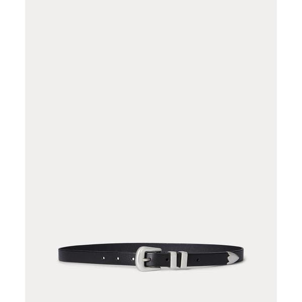 Polo ID オーバルバックル カーフスキン ベルト | ポロ ラルフ
