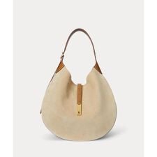 Polo ID スエード ラージ ショルダー バッグ